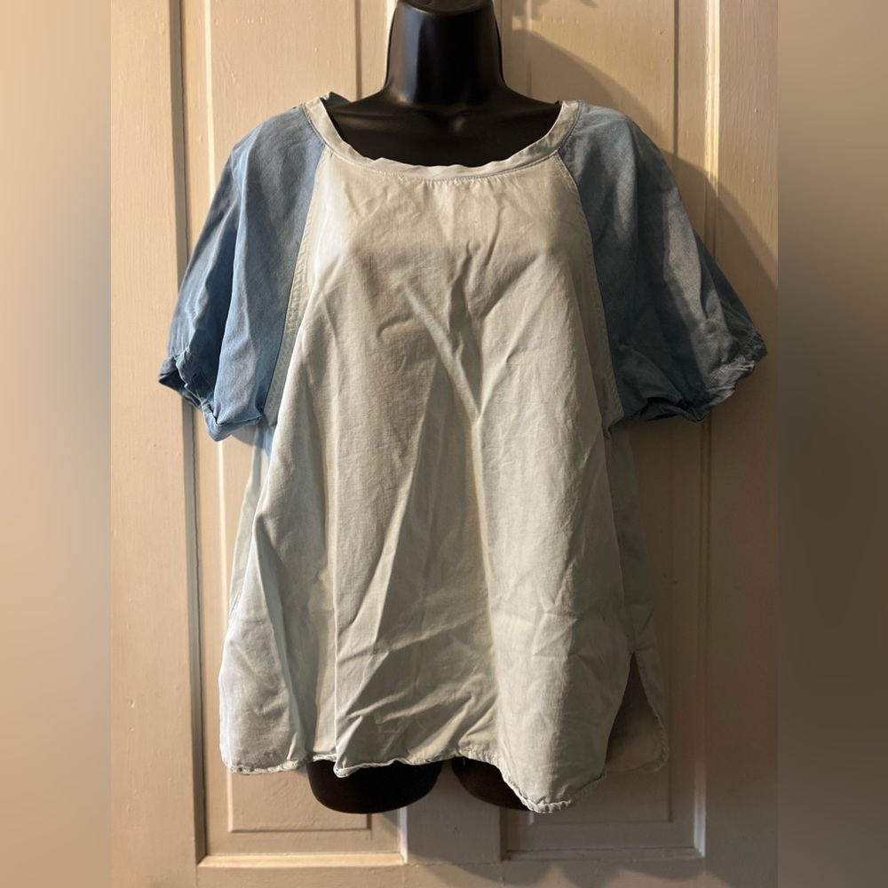 Two Tone Denim Top (Velvet SHeart®)